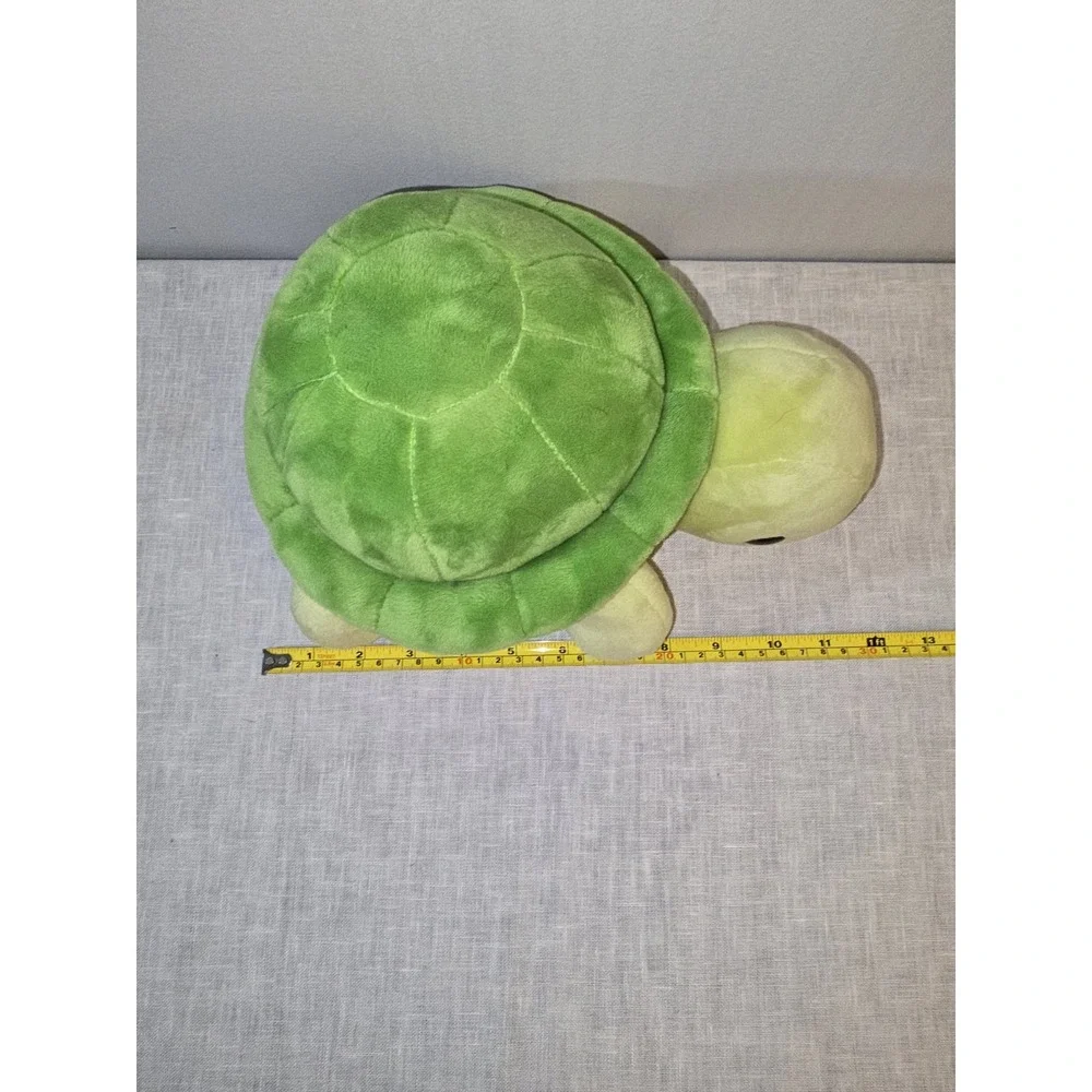 Bellzi Plush Turtle Torti the Tortoise Stuffed Animal Green Yellow 12